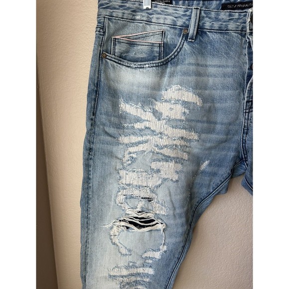 Cult of Individuality Rebel Straight Jeans Men’s 44x34 Japanese Denim - Picture 4 of 13